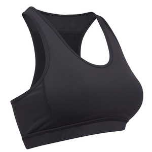 Top Selling Women's Seamless High Support Sports <b>Bra</b> with Front Logo Adjustable Straps Breathable Fabric for Yoga-New Arrival - Product Image 3
