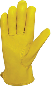 Water Colour Yellow Anti-static Durable Tear-Resistant Safety <b>Gloves</b> Comfortable Fit Customizable Cowhide Leather for <b>Drivers</b> - Product Image 5