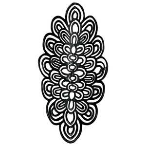 Bol décoratif en métal noir ajouré, idéal pour la décoration de table de mariage et la mise en scène élégante des centres de table pour événements, provenance Inde - Product Image 6