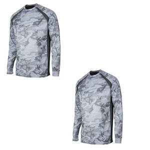 เสื้อเชิ้ตตกปลาแขนยาวลายพรางสำหรับผู้ชาย UPF 50 แห้งเร็ว ระบายความชื้น โพลีเอสเตอร์ เสื้อสำหรับกิจกรรมกลางแจ้ง - Product Image 3