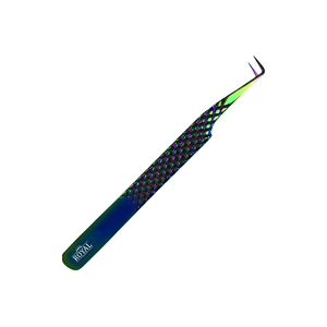 Pince à épiler pour extensions de cils en acier inoxydable, best-seller, avec grip diamant, outil professionnel de soin de beauté, légère - Product Image 1