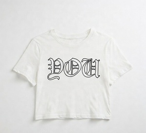2026 Customized Designs Logo Summer T <b>Shirts</b> Crew Neck 100% Cotton Streetwear Crop Tops <b>Shirts</b> Made By <b>Star</b> Figure Enterprises - Product Image 1