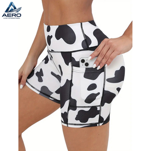 Shorts de Yoga de Cintura Alta para Mujer con Bolsillos, Transpirables y de Secado Rápido, Ideales para Fitness y Gimnasio - Product Image 3