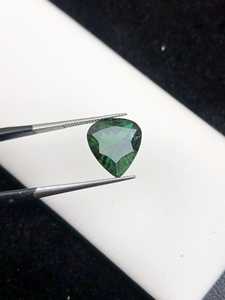 Turmalina Verde Natural Vívida, Sin Calentar, Sin Tratar, Corte Pera, Piedra Preciosa de Afganistán, Suelta, Certificada - Product Image 5