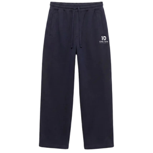 Pantalon de survêtement décontracté pour homme, coupe ample, jambe large, taille à cordon, avec poches latérales, confortable pour le sport et la détente - Product Image 1