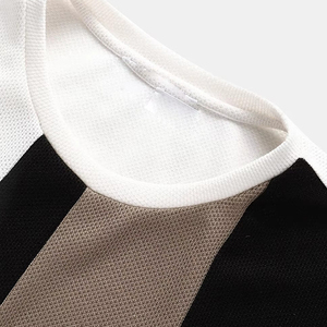 T-shirts pour hommes en gros de qualité supérieure, logo personnalisé, 100 % coton peigné, motif lettres, vêtements de sport et de fitness, service OEM, soie - Product Image 4