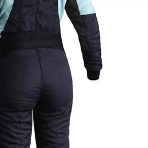 Traje de Carreras de Karting para Hombre de Talla Grande, Transpirable y de Alta Calidad, con Cuello Alto, Manga Larga, Cierre Frontal con Cremallera Impermeable - Product Image 4