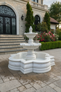 Fuente de Mármol Moderna, Resistente al Fuego y Ecológica para Uso en Exteriores - Product Image 2