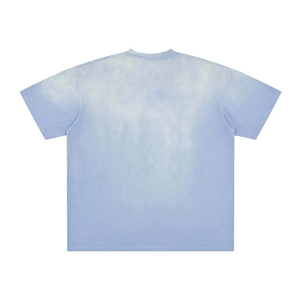 เสื้อยืดผู้ชายทรงบ็อกซี่ คอโอ แขนสั้น ผ้าคอตตอนเจอร์ซีย์ 100% ล้างสีแบบวินเทจ หนัก 260 กรัม ระบายอากาศได้ดี ซับเหงื่อ - Product Image 2