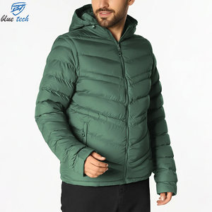 Chaqueta de Invierno para Hombre al por Mayor, Chaqueta Acolchada Ligera, Chaqueta con Capucha, Cálida, Resistente al Viento, Informal para Exteriores - Product Image 2