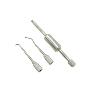 Removedor de Coronas Dentales Morrell de Azicon - Removedor de Coronas Automático de Grado Quirúrgico de Acero Inoxidable con 3 Puntas Intercambiables - Product Image 1
