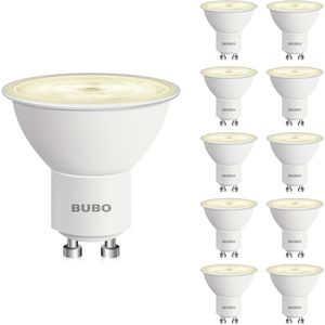 Lampadina LED 6W Sostitutiva Equivalente a 50W, Bianco Caldo 2700K, 650 Lumen, Non Dimmerabile, GU10 per Illuminazione a Binario MR16 - Product Image 1