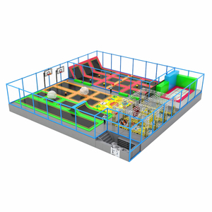 Parc de trampolines Flyfun, zone de saut intérieure complète avec terrain de basket-ball, parcours ninja, dodgeball pour tous les âges - Product Image 2