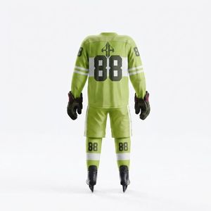 Ensemble d'uniformes de hockey sur glace de qualité supérieure, couleur unie, par RIVIAN ATLANTIC, impression par transfert thermique, 100% polyester, pour hommes - Product Image 3
