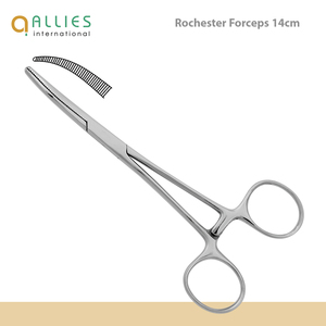 Pinzas Quirúrgicas de Acero Inoxidable para Procedimientos de Hemostasia y Sujeción de Tejidos - Product Image 6