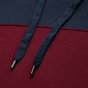Sweat-shirt à capuche pour homme, coupe classique, coton French Terry, style color block, décontracté, pour l'automne - Product Image 6