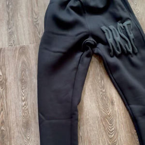 Custom Puff Printing Logo Flared Sweatpants and Hoodie Set Clothing Manufacturers Cotton Sweatsuit Mens Tracksuit - Product Image 6