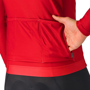Maillot de cyclisme thermique personnalisé de haute qualité pour hommes, respirant, manches longues, techniques d'impression, vêtements d'hiver et d'automne, grandes tailles - Product Image 5