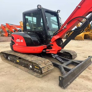 Mini-excavatrice Kubota U55 4 de haute qualité provenant du Japon, faible nombre d'heures de travail, machine durable de 5 tonnes, prête pour des travaux lourds - Product Image 3