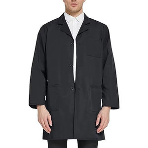 เสื้อกาวน์แล็บคุณภาพสูง แขนยาว สำหรับแพทย์และพยาบาล - Product Image 1
