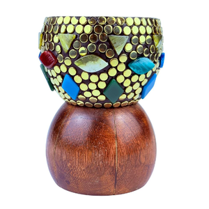 Brûleur à Bakhoor en bois de santal et d'acacia de qualité supérieure FAIZA CRAFT |   Porte-encens d'aromathérapie fait main en gros - Product Image 4