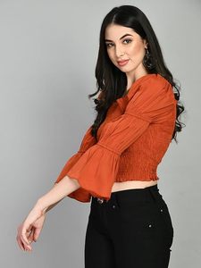 Women Western Wear Lightweight Casual <b>Top</b> Stylish Shirt Summer Fashion Outfit - Product Image 4