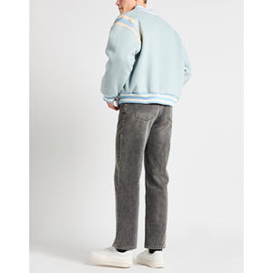 Chaqueta Universitaria Holgada con Corte Recto, Hombros Caídos, Cuello Alto, 100% Algodón Ecológico, Unisex - Product Image 4