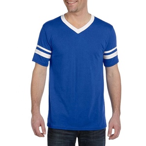 Camiseta con cuello en V para hombre superventas, Jersey de algodón 100% suave y cómodo con logotipo personalizado, camiseta interior básica para verano - Product Image 3