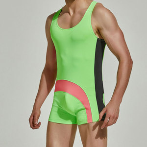 Wrestling <b>Singlets</b> <b>For</b> <b>Men</b> Comfortable And Flexible Fit <b>For</b> Training Practice Gym Workout And Competition Matches - Product Image 3