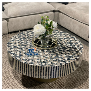 Exportateur de meubles fiable, TABLE EN Nacre, utilisation artistique en intérieur, TABLE EN Nacre incrustée, Vietnam - Product Image 1