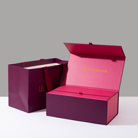 LionwrapacK – Coffret cadeau magnétique de luxe en gros, personnalisable avec logo, pour emballage de vêtements, avec sac en papier, papier de soie et étiquette volante