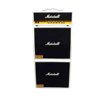 Mini amplificateur décoratif, haut-parleur 11,2 pouces, Marshall blanc, en bois, fait main
