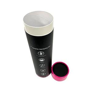Empaque de Tubo de Papel Biodegradable de Calidad Premium para Planchas de Cabello, Caja Cilíndrica Redonda de Cartón Kraft Personalizada - Product Image 3