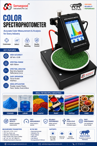 High Accuracy Color Spectrophotometer Touch Screen Spectral Analyzer for <b>Powder</b> Liquid Plastic <b>Paint</b> Textile Food - Product Image 2