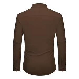 Camisa cómoda para hombre con botones, transpirable, de gran venta, ligera, a precio razonable, con los últimos diseños. - Product Image 3