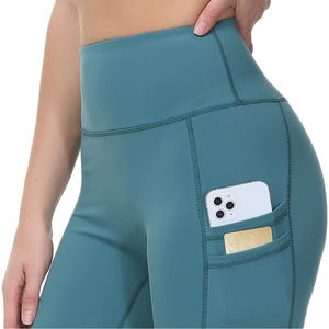 Shorts de Yoga para Mujer con Efecto Levanta Glúteos, Cintura Alta, Cierre con Cordón, Elásticos en 4 Direcciones, Transpirables, Ligeros, de Secado Rápido, 5 Pulgadas, para Gimnasio - Product Image 1