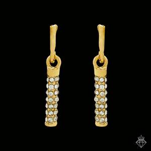 PRAO Conjunto de collar de cristal elegante con pendientes Colección de joyas antideslustre - Product Image 3