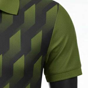 Camisas de Punto Casuales de Lujo para Hombre, Bordadas, de Manga Corta, Transpirables, Ligeras, con Patrón Sólido, Tallas Grandes - Product Image 5