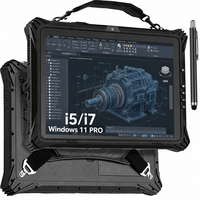 Tableta robusta Intel Core i5/i7 de 10.1 pulgadas con Windows, IP65, ordenador industrial, 4G, GPS, RJ45, RS232 para inspección de trabajo de campo al aire libre