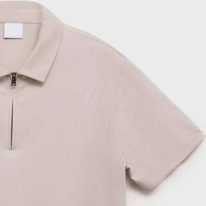 Camisetas Polo con Media Cremallera, Tela Suave, Estilo Casual, Ajuste Cómodo, Uso Diario - Product Image 4