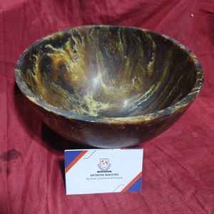 Assiette en résine artisanale grande taille - plateau à fruits - utilisations multiples - table de cuisine - usage domestique - Product Image 2