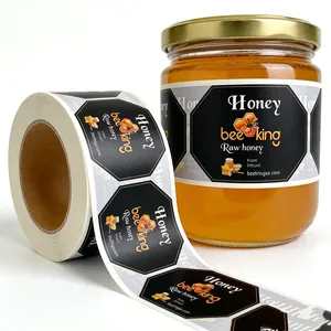Étiquette en vinyle pliable double face personnalisée avec gaufrage pour l'emballage de cosmétiques, de médicaments et d'aliments - Product Image 2