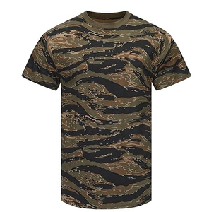เสื้อตกปลาคอกลมทรงเข้ารูป ผ้าสแปนเด็กซ์/โพลีเอสเตอร์ ระบายอากาศได้ดี ป้องกันแบคทีเรีย UPF 50+ แขนสั้น พิมพ์ลายแบบซับลิเมชั่นตามสั่ง - Product Image 1