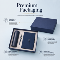 Ensemble cadeau d'entreprise avec logo personnalisé, carnet A5, porte-stylo, boîte cadeau, faible MOQ, cadeau promotionnel d'entreprise