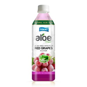 Jus de fruits aromatisé Tan Do Aloe Vera 500ml en bouteille PET, 100% pur, faible en gras, saveur Ananas/Fruit de la Passion/Mangue/Noix de Coco, 10 Brix, à bien secouer, TD - Product Image 6