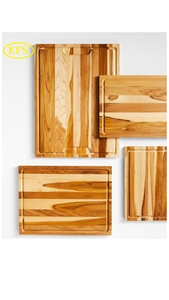 Premium Reversible Acacia Wood Cutting Board Thick Solid Wooden Chopping Board <b>Kitchen</b> Butcher Block Durable Eco Friendly OEM - Product Image 4