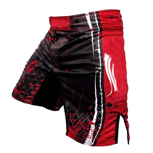 Custom Sublimation Pakistan MMA <b>Shorts</b> for Men Women 100% Polyester <b>Stretch</b> Breathable Quick Dry Wholesale Martial Arts - Product Image 1