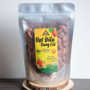 เม็ดมะม่วงหิมพานต์อบแบบไม่ปอกเปลือก W180 รสเค็มเนย  อายุการเก็บรักษา 12 เดือน น้ำหนัก 250 กรัม จัดส่งตรงจากโรงงาน เวียดนาม คุณภาพพรีเมียม ออร์แกนิค - Product Image 1