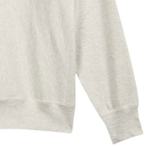 เสื้อสเวตเชิ้ตคอกลมผู้ชาย คลาสสิค สีเฮเธอร์โอ๊ตเมล ผ้าฝ้ายพรีเมียม แขนยาว สวมใส่สบาย เหมาะสำหรับทุกวัน - Product Image 5