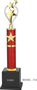 •Stylish Star <b>Trophy</b> with Golden Finish for Corporate Recognition and Employee Awards. - Product Image 2